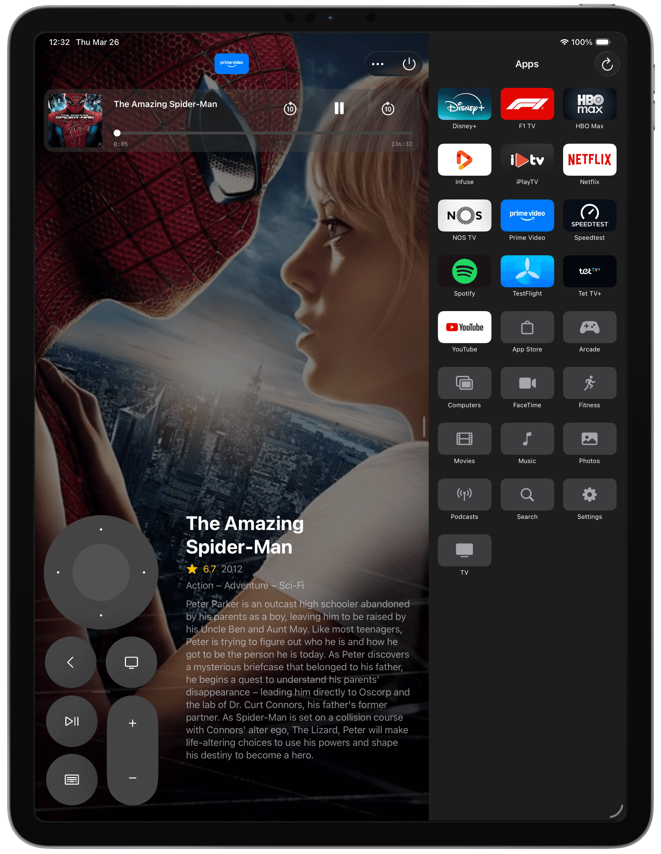 Layout ergonomico su iPad